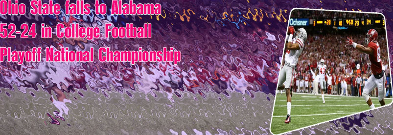 Alabama and ohio state score