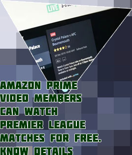 Amazon prime football matches
